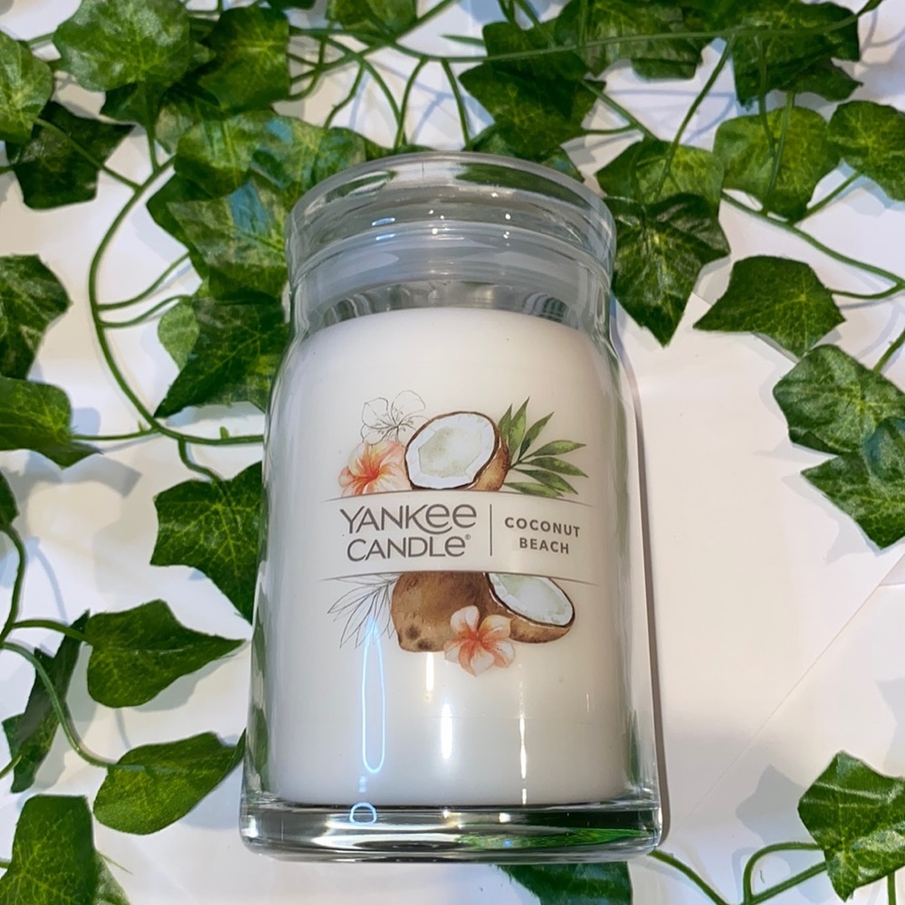 Yankee Candle Coconut Beach Scented 2 Wick Candle 20 oz